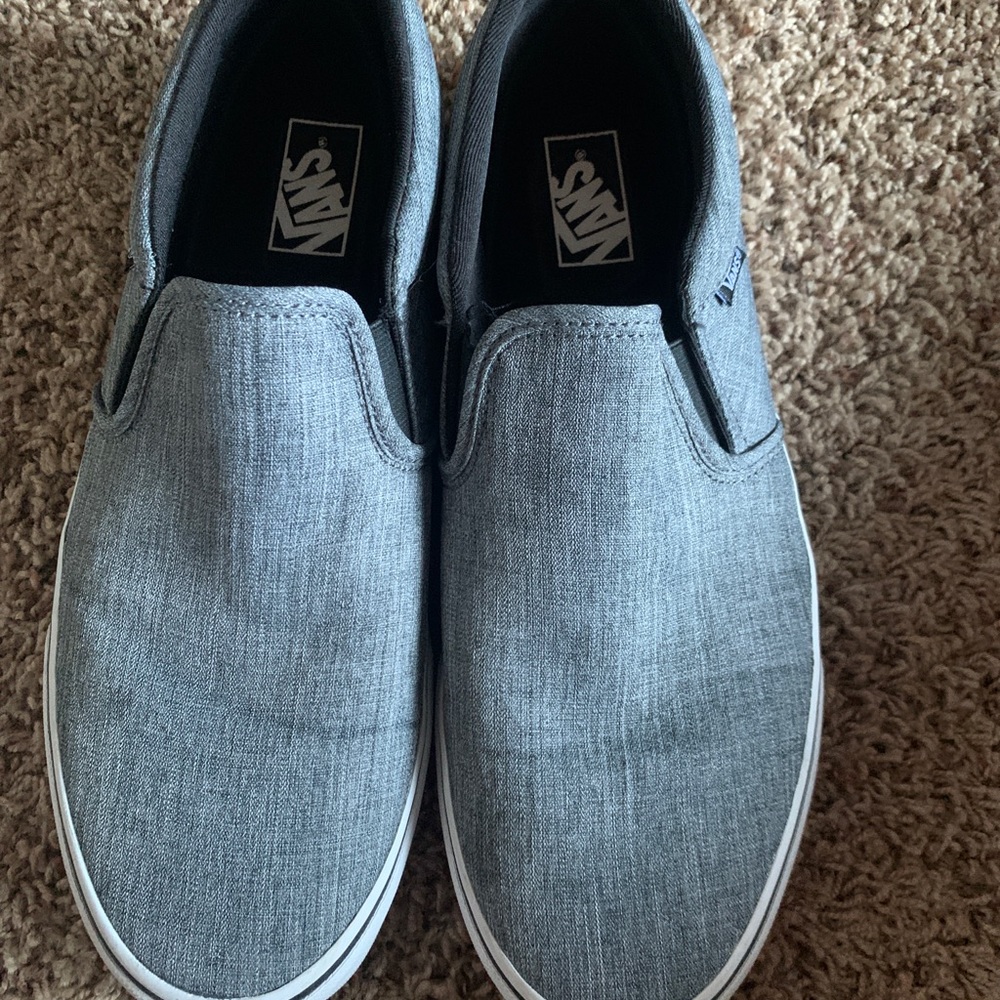 Gray slip on Vans - Size 11 - Barely used.